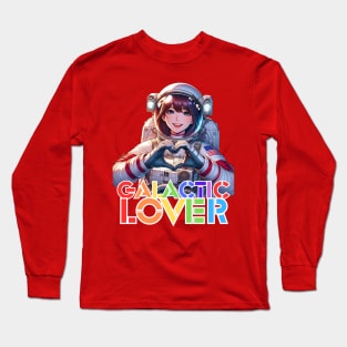 Kawaii, Anime Girl, Cosmic Love | Catsie Cat Long Sleeve T-Shirt